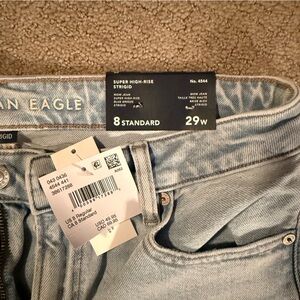 American Eagle Outfitters Light Blue High Rise Jeans